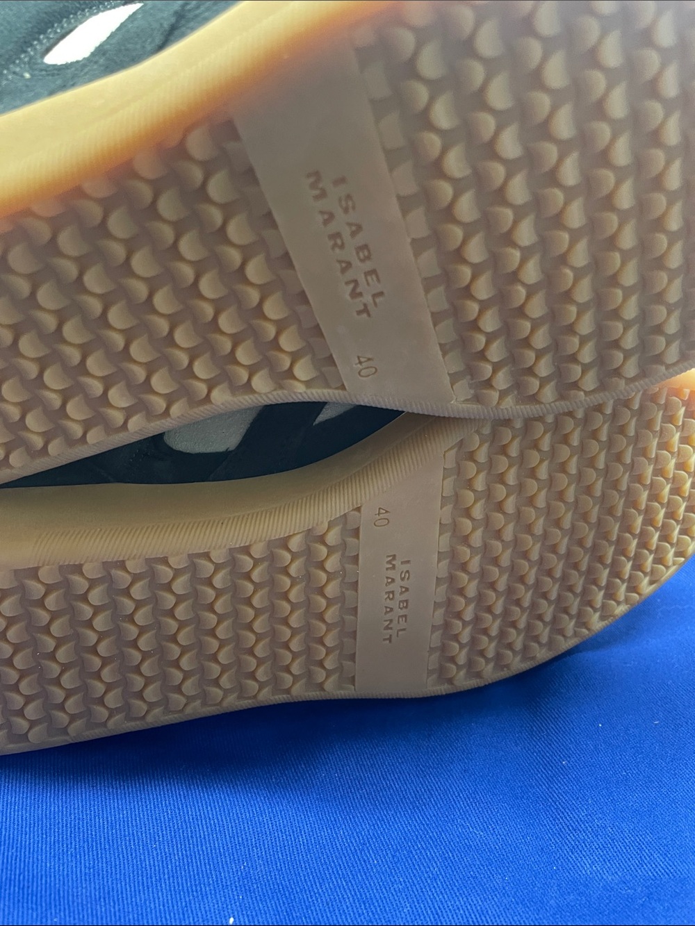 Isabel Marant bekett suede calfskin leather wedge sneakers - Picture 7 of 7